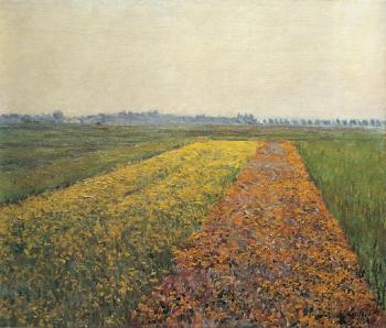 古斯塔夫 卡裡伯特 The Yellow Fields at Gennevilliers 古斯塔夫 卡裡伯特 The Yellow Fields at Gennevilliers